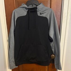 Nike Black and Gray Pullover Hoodie